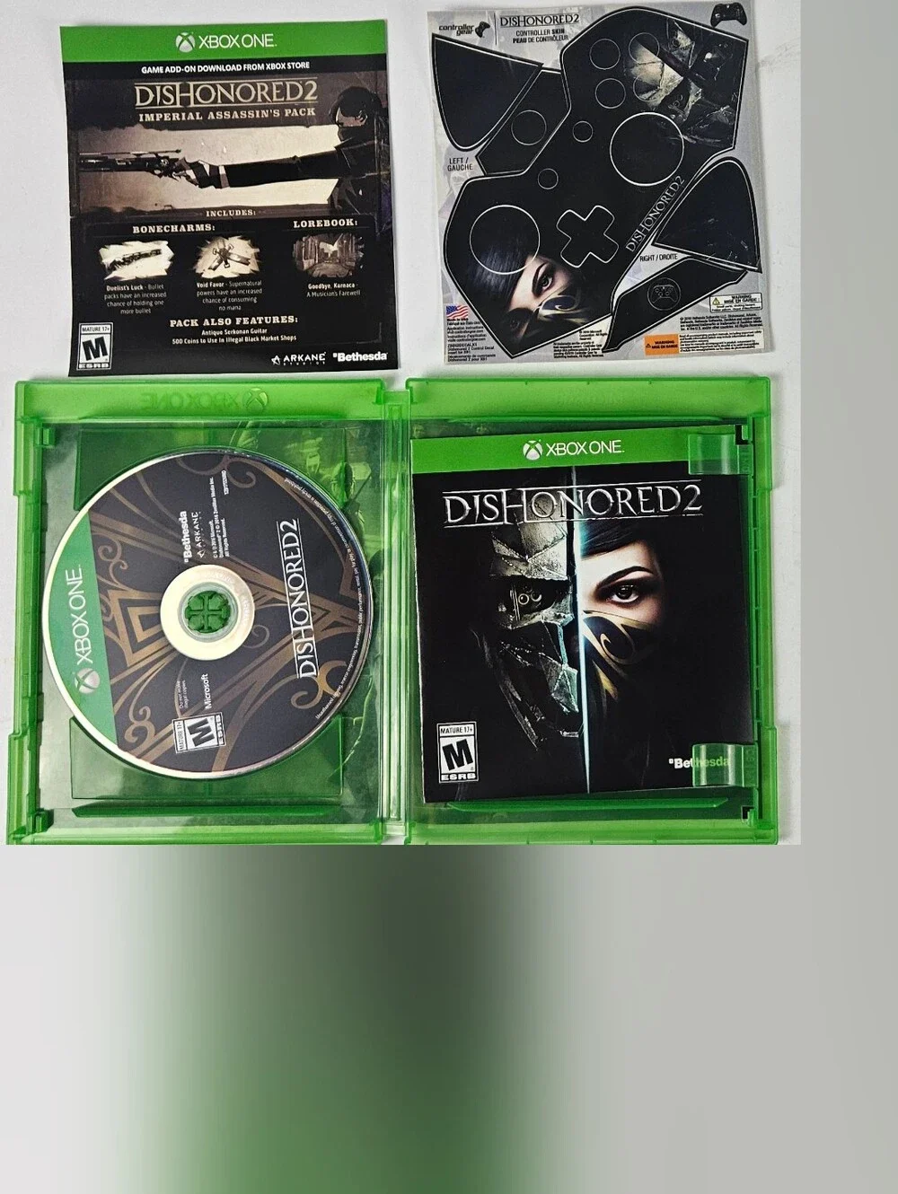 Xbox One Dishonored 2 - Black Cover Art ()